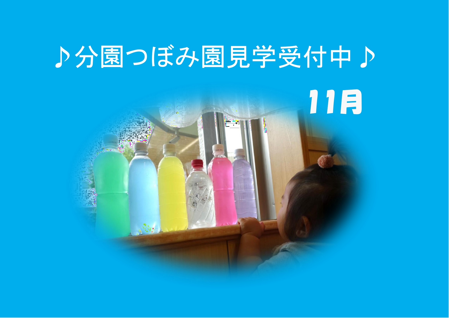分園つぼみ　11月　園見学受付